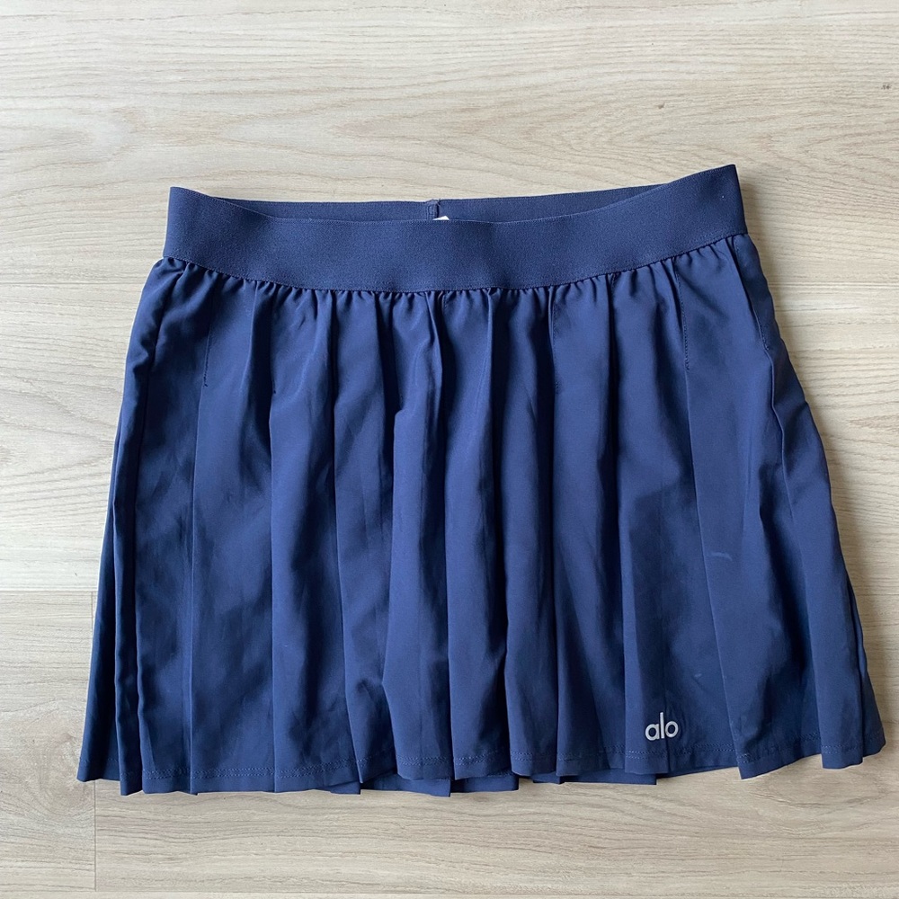 Alo yoga Varsity Tennis Skort Navy Blue Size XS